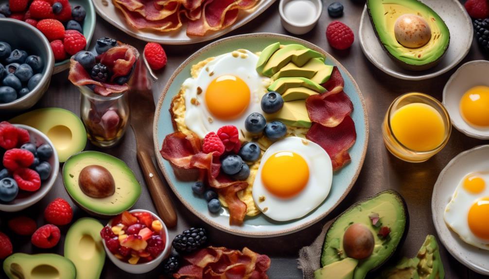 advantages of low carb breakfast