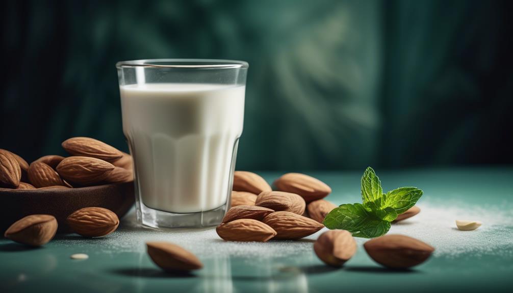 almond milk lactose free option