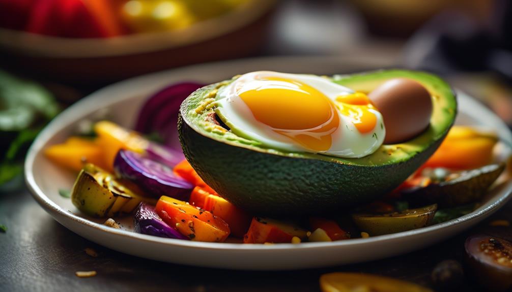 avocado and egg breakfast