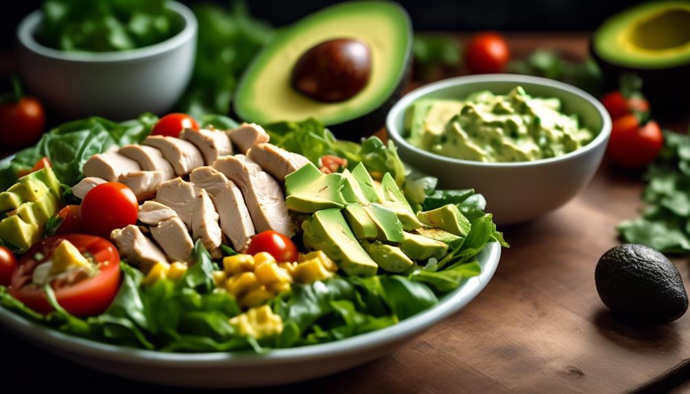 avocado infused chicken salad