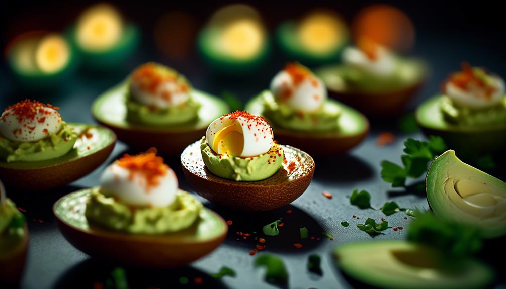 avocado infused deviled egg recipe