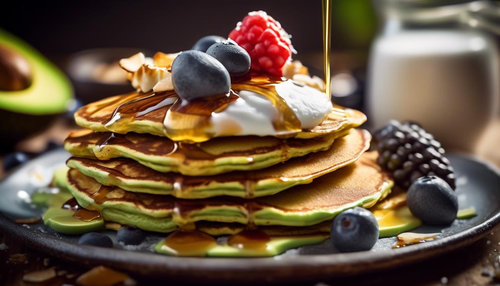 avocado infused pancakes a deliciously unique twist