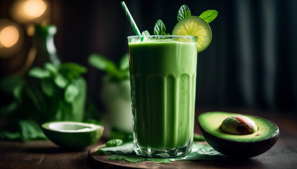 avocado spinach smoothie recipe