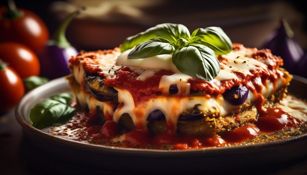 baked eggplant with cheese