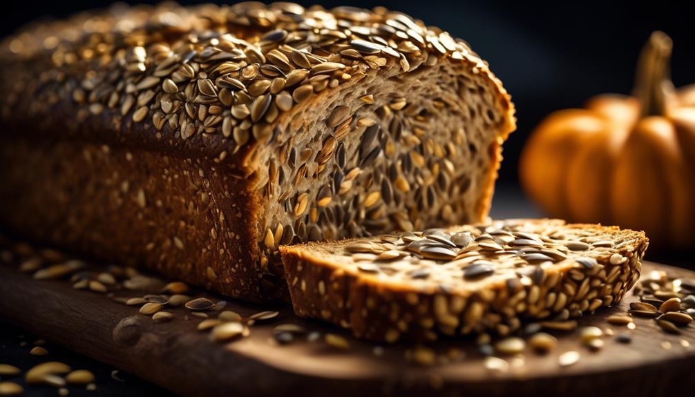 bread made with seeds