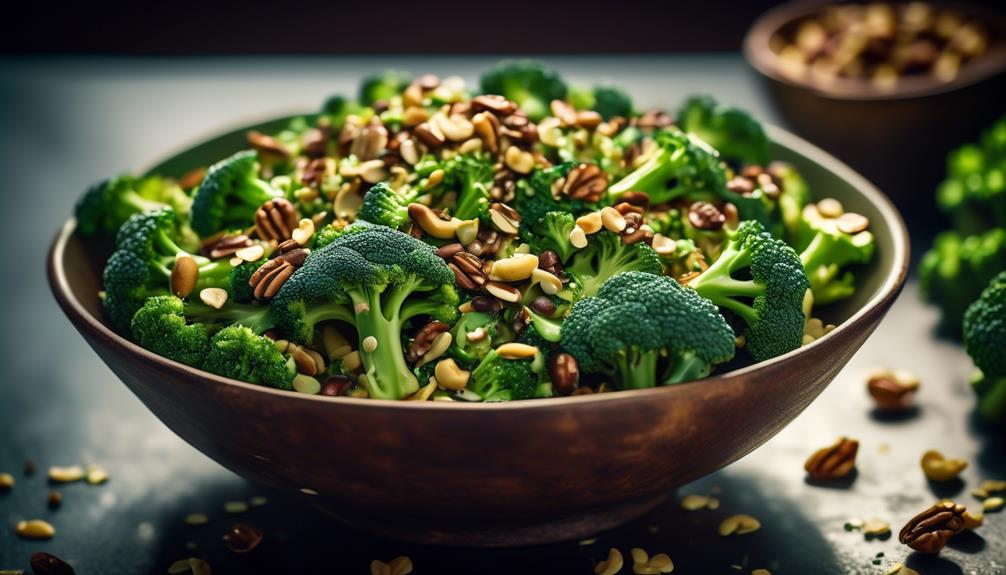 broccoli salad with nuts