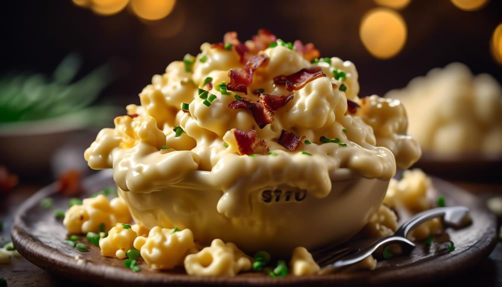 cauliflower based mac and cheese