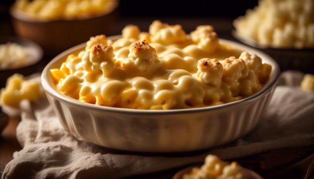 cauliflower based mac and cheese