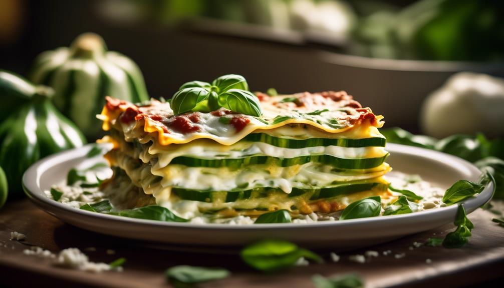 cheesy zucchini lasagna recipe