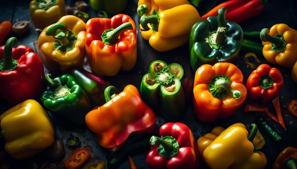 colorful and nutritious bell peppers