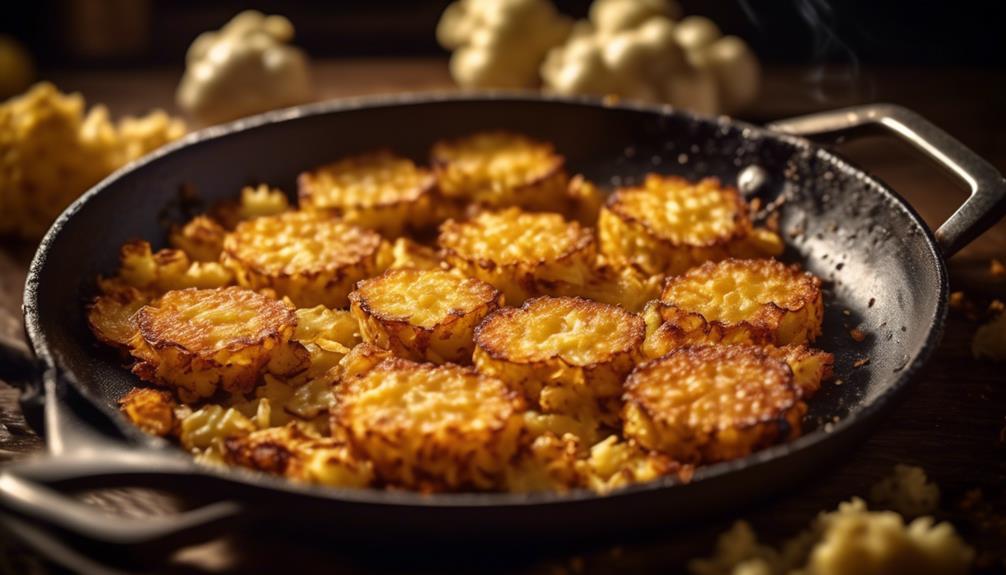 cooking crispy hash browns