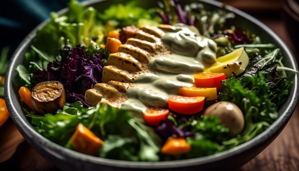 creamy asian inspired salad dressing