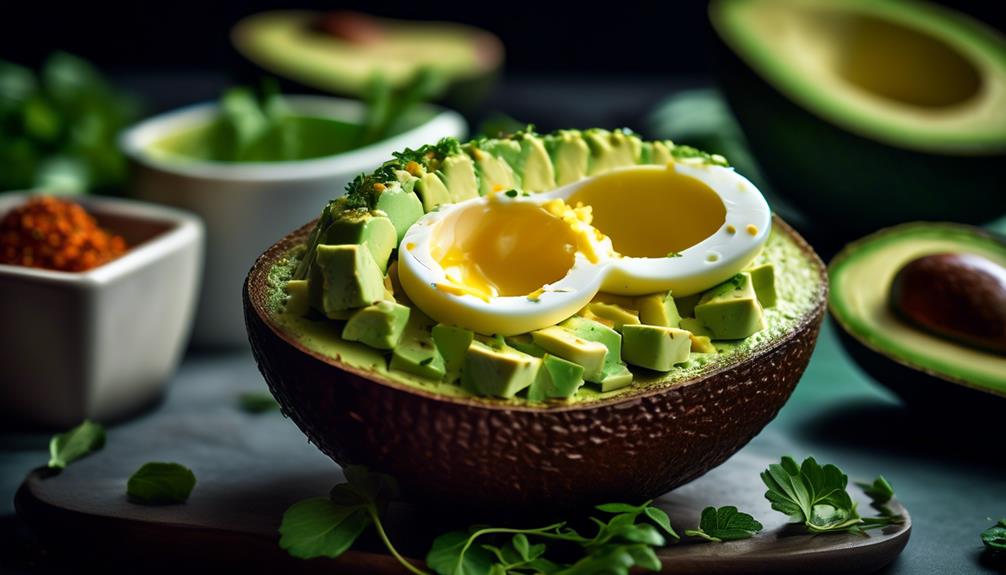 creamy avocado egg salad