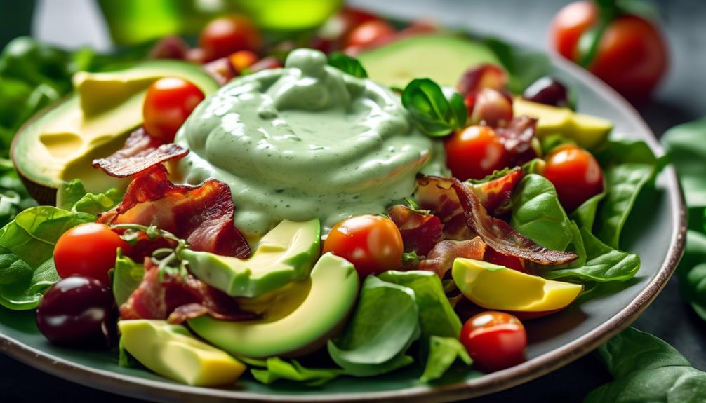 creamy avocado ranch dressing