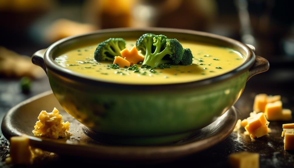 creamy broccoli cheddar soup