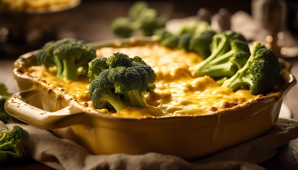 creamy broccoli cheese casserole