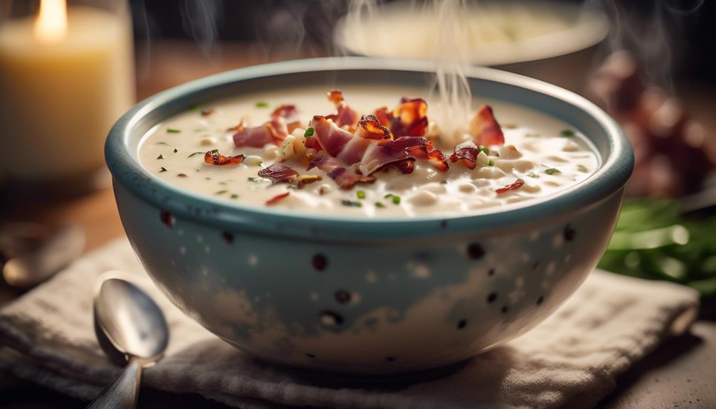 creamy cauliflower and bacon