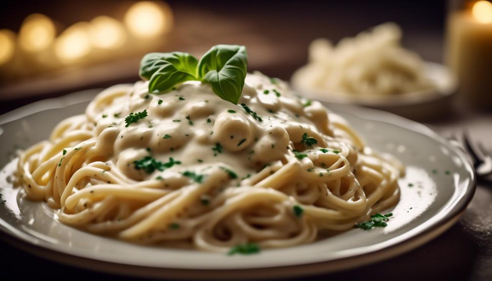 creamy cauliflower based pasta sauce