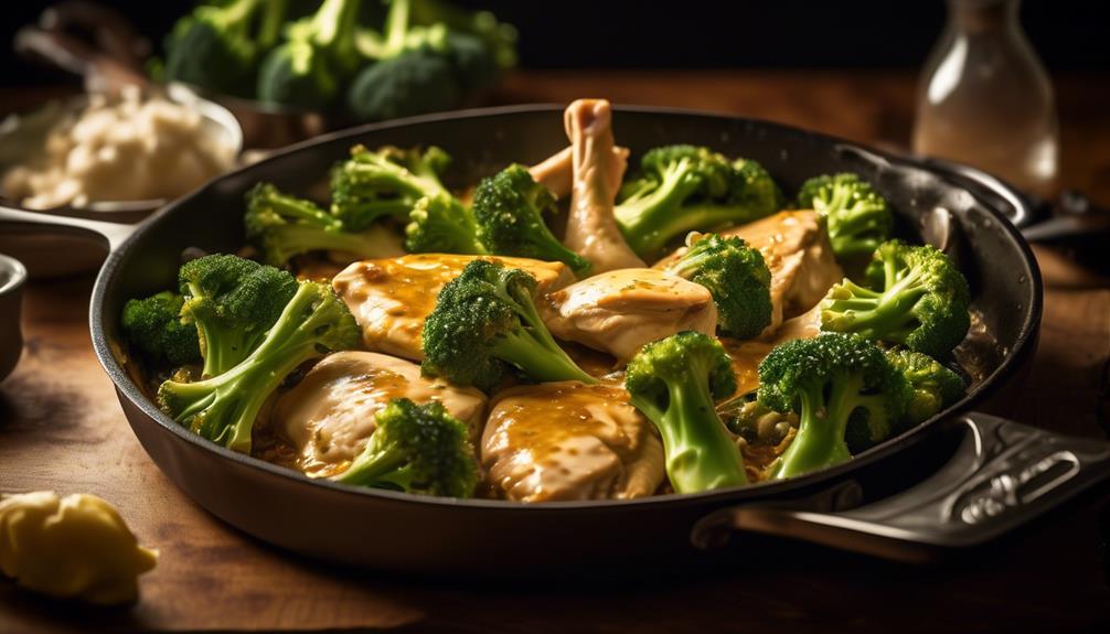 creamy chicken and broccoli