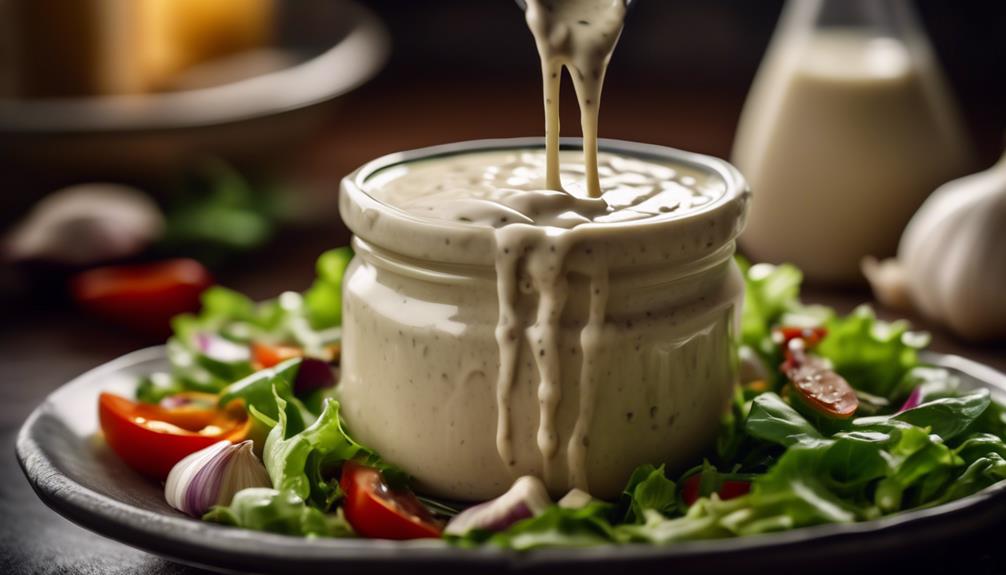 creamy garlic tahini dressing