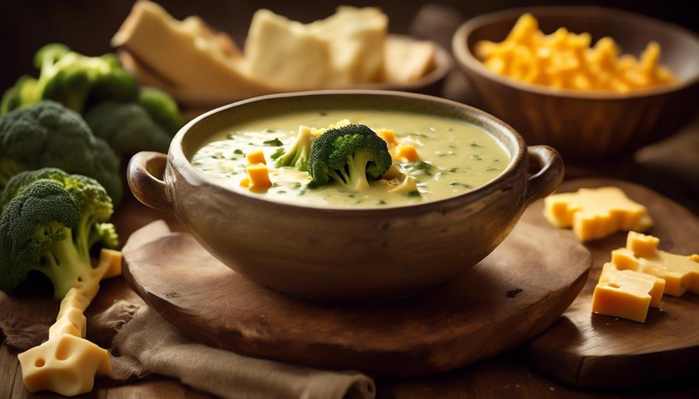 creamy soup with vegetables