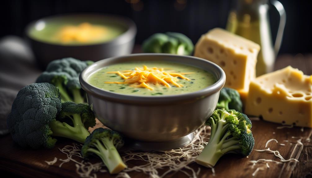 creamy soup with vegetables