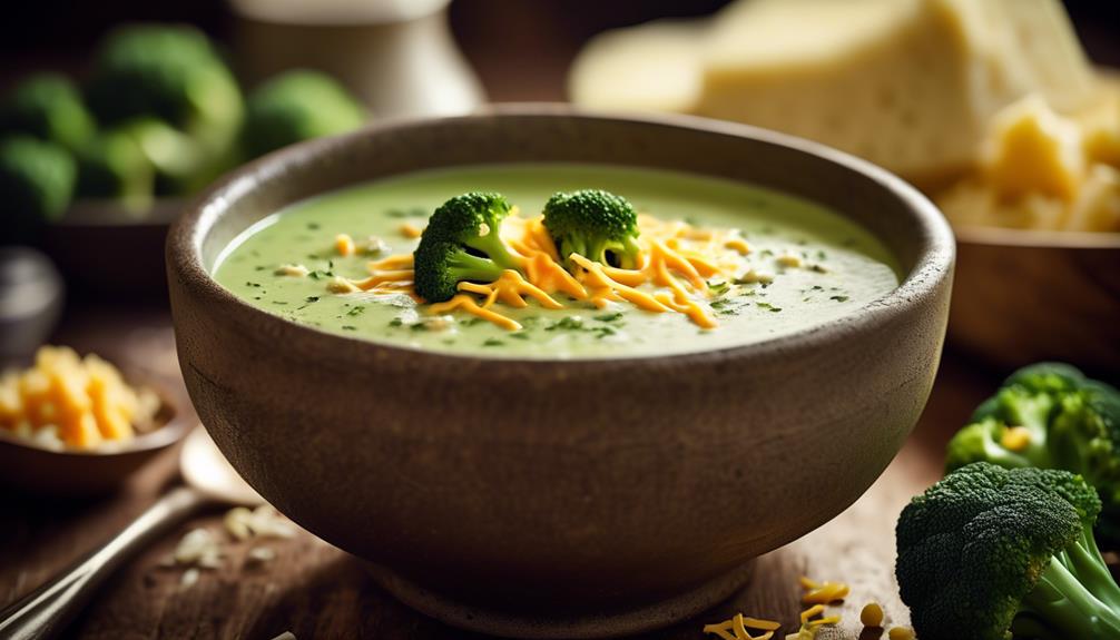 creamy soup with vegetables