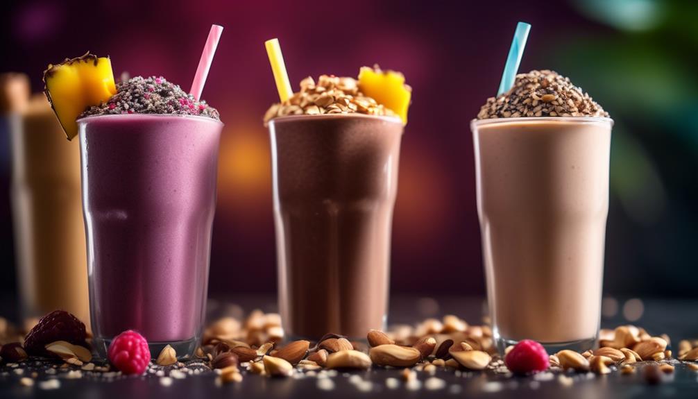 creative and delicious protein shakes