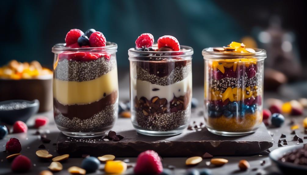 creative toppings for chia puddings