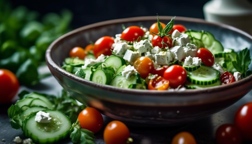 crisp and tangy summer salad