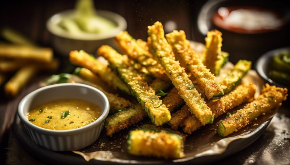 crispy baked zucchini sticks