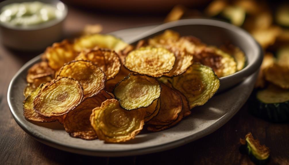 crispy healthy zucchini snack