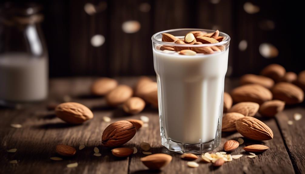 dairy alternative unsweetened almond milk