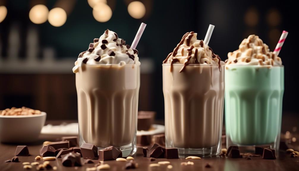 decadent and extravagant milkshakes