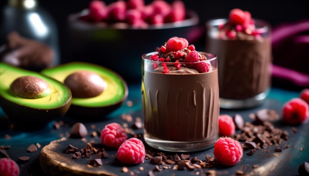 decadent and healthy dessert