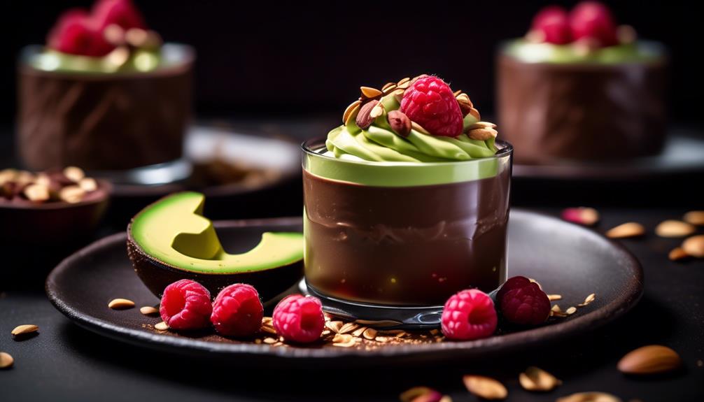 decadent and healthy dessert