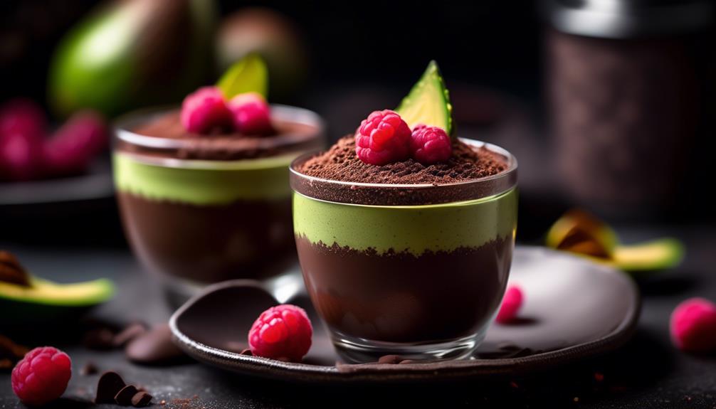 decadent and healthy dessert