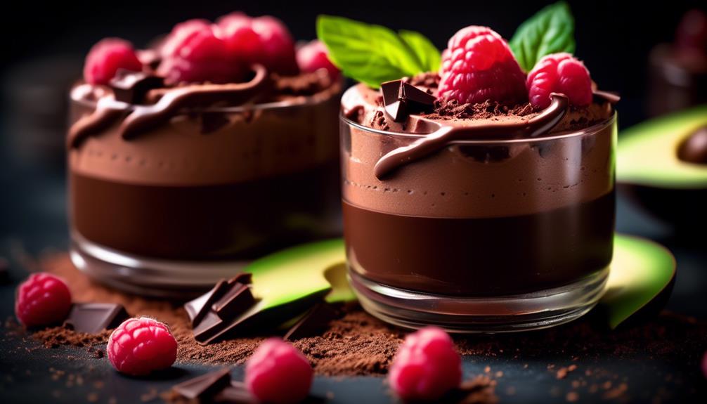 decadent and healthy dessert