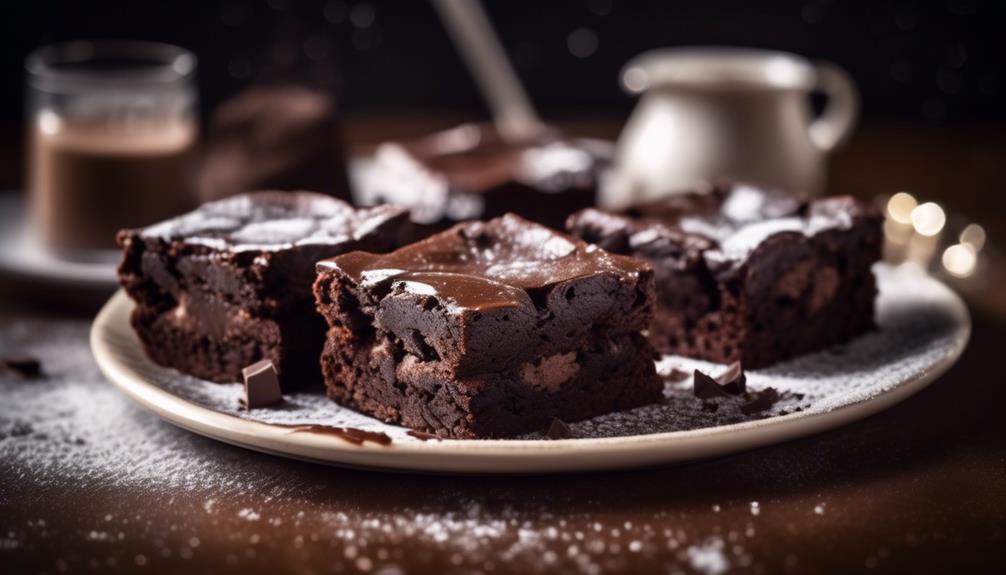 decadent and indulgent brownies