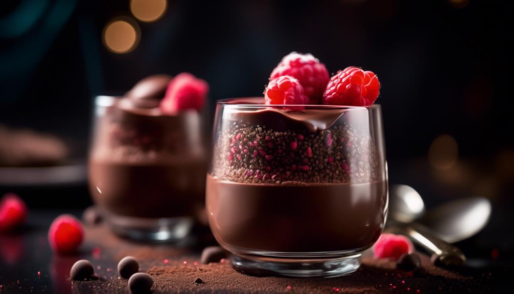 decadent and velvety dessert