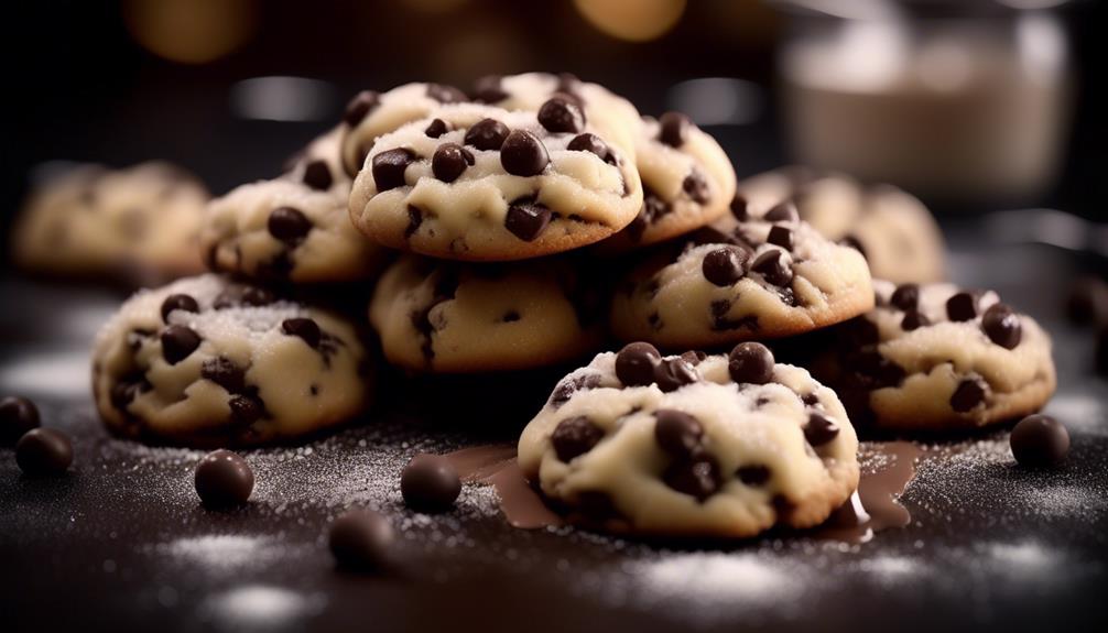 decadent chocolate chip cookie dough bites