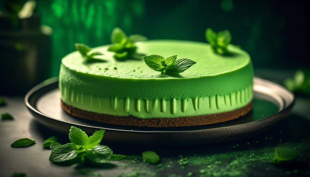 decadent matcha infused cheesecake delight