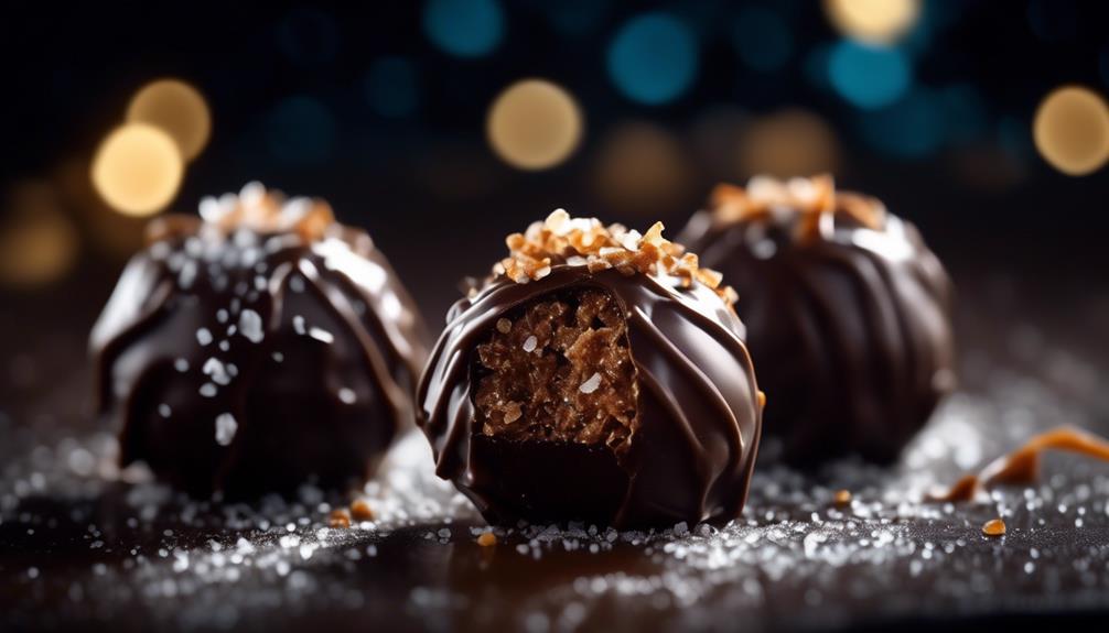 decadent salted caramel chocolates