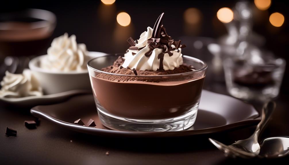 decadent velvety chocolate dessert