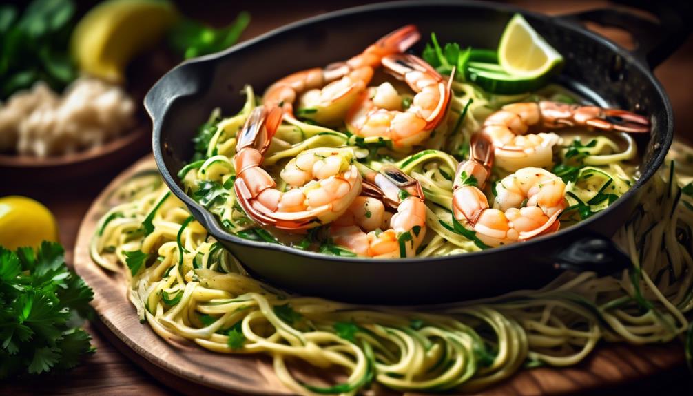 delectable garlic butter shrimp