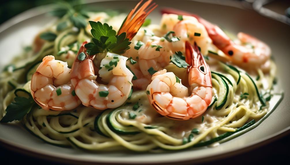 delectable garlic infused shrimp dish