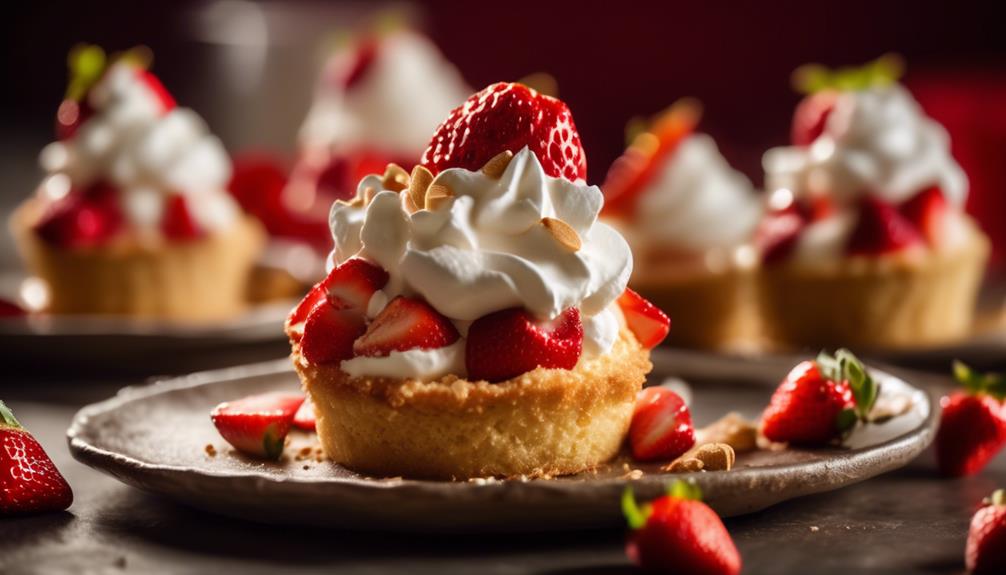 delectable strawberry filled dessert cups