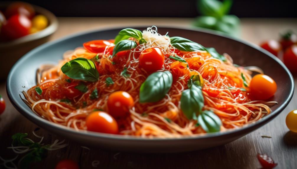 delicate seaweed pasta alternative