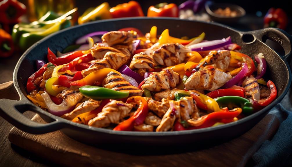 delicious and flavorful fajitas