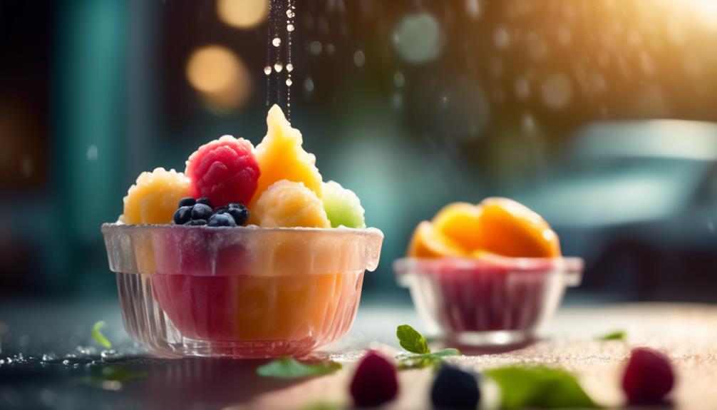 delicious and healthy sorbets